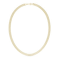 9.3mm Semi-Solid Miami Cuban Link Chain 26in Necklace 14K Yellow Gold