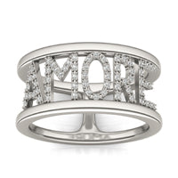 1/5 CTW Round Caydia Lab Grown Diamond Ring 18K White Gold