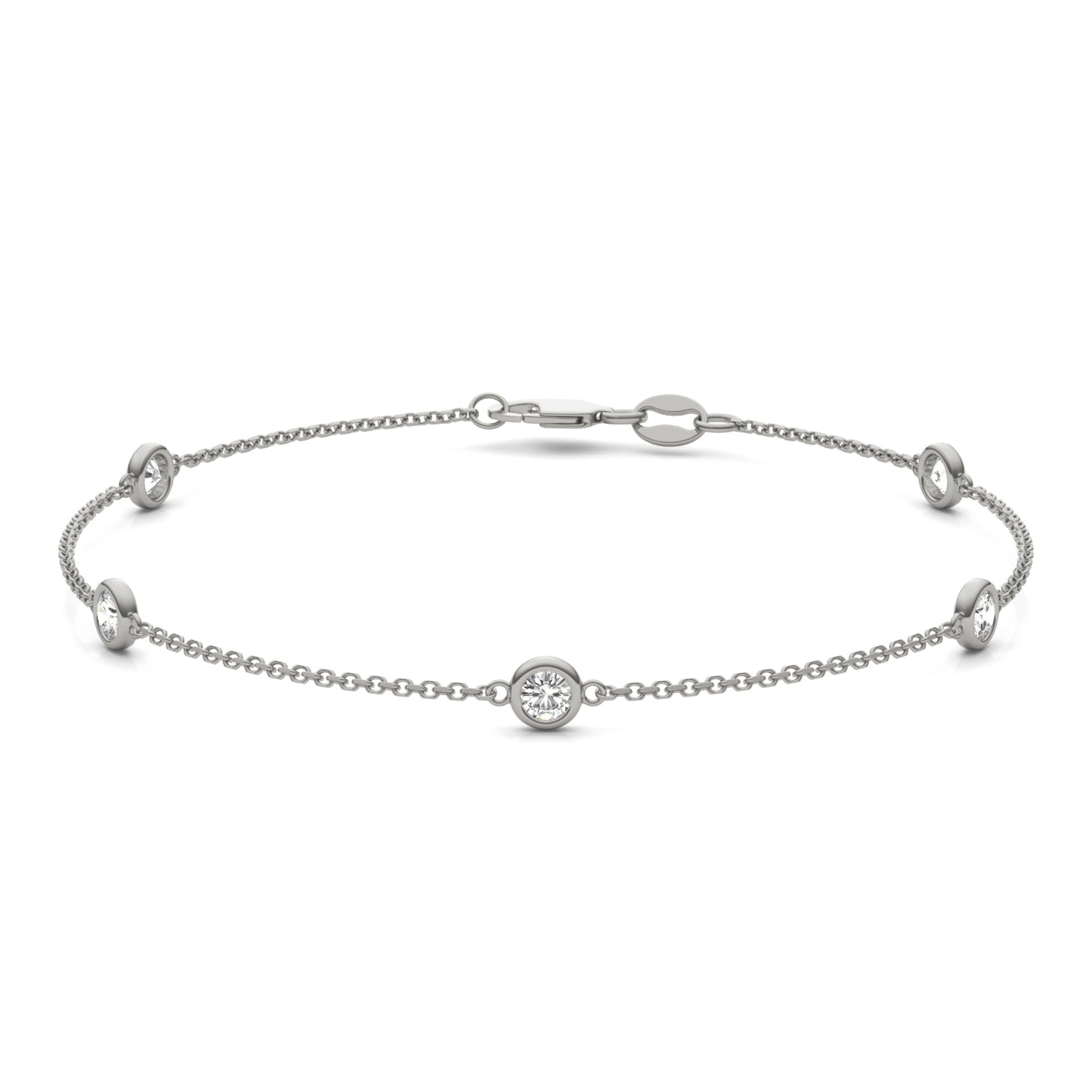 Linea Five-Stone Station Bracelet