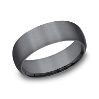 Comfort-Fit Matte Finish 8.0mm Ring Tantalum
