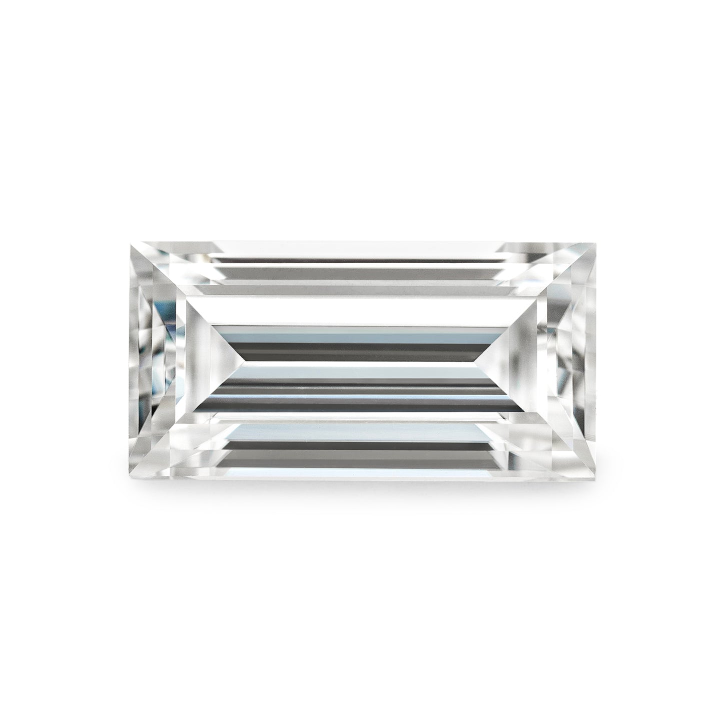 Forever One 0.23CTW DEW Step Cut Baguette Moissanite Gemstone