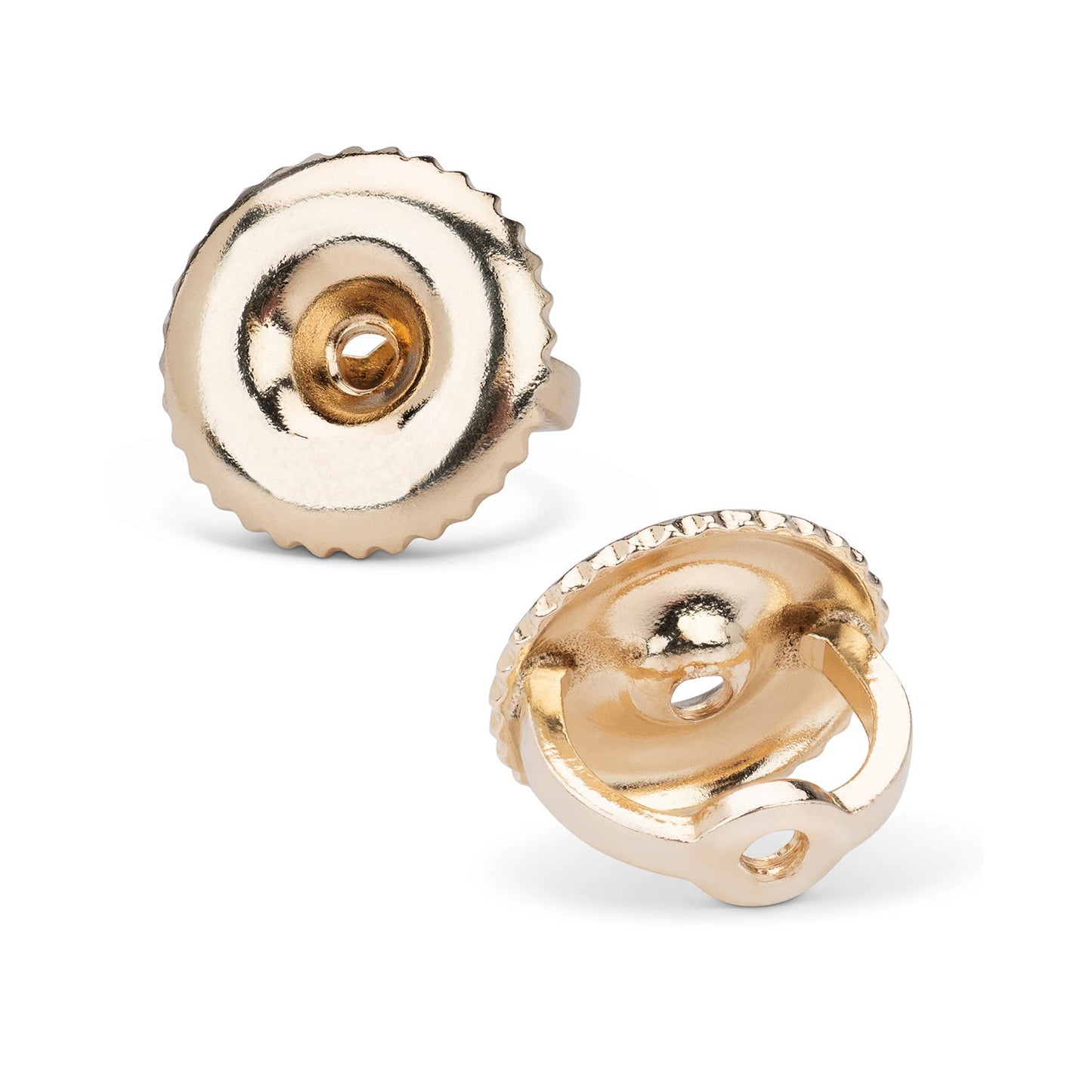 14K Yellow Gold Screw-Back Earring Backs