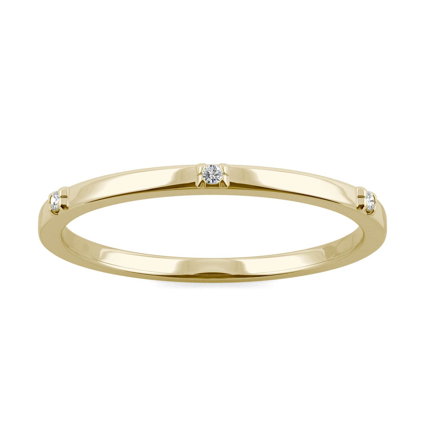 Tiny Accents Stacker Ring in 14K Yellow Gold