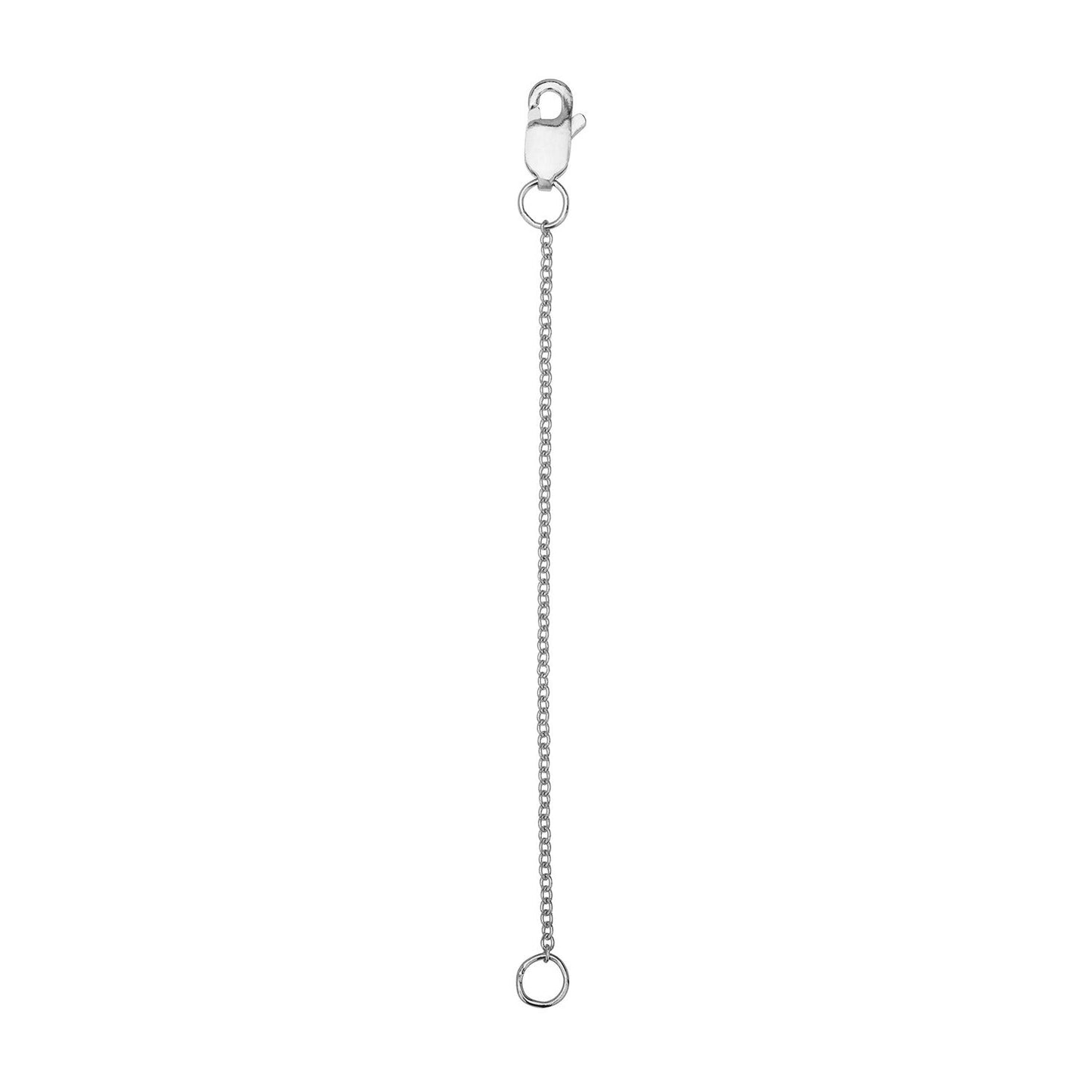 Chain Extender 2 Inch 18K White Gold Necklace