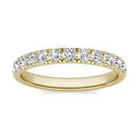 1 CTW Round Caydia Lab Grown Diamond Classic Wedding Ring 14K Yellow Gold