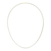 2.5mm Semi-Solid Mariner Chain 18in Necklace 14K Yellow Gold