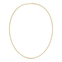 1.9mm Solid Rope Chain 20in Necklace 14K Yellow Gold
