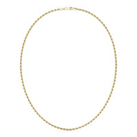2.7mm Solid Rope Chain 20in Necklace 14K Yellow Gold