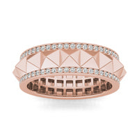 1/2 CTW Round Caydia Lab Grown Diamond Ring 18K Rose Gold