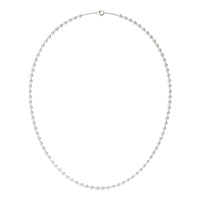 1 5/8 CTW Round Caydia Lab Grown Diamond Hexagon Bezel Necklace 14K White Gold