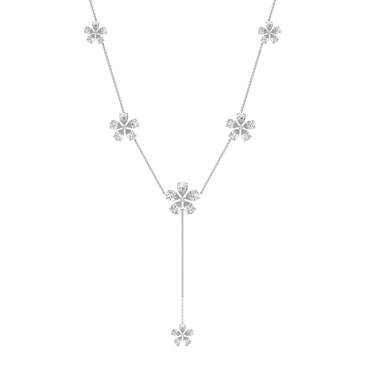 Viola Couture Lariat Necklace