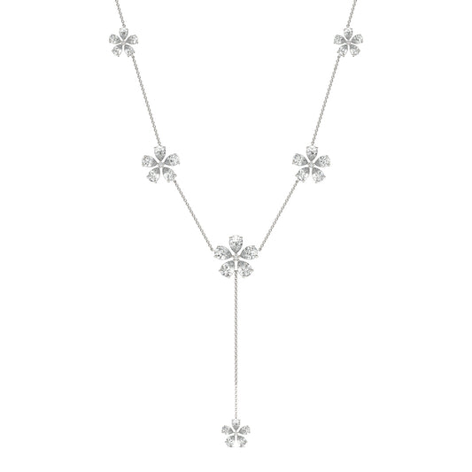 Viola Couture Lariat Necklace