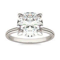 3 CTW Round Caydia Lab Grown Diamond Classic Solitaire Ring 14K White Gold