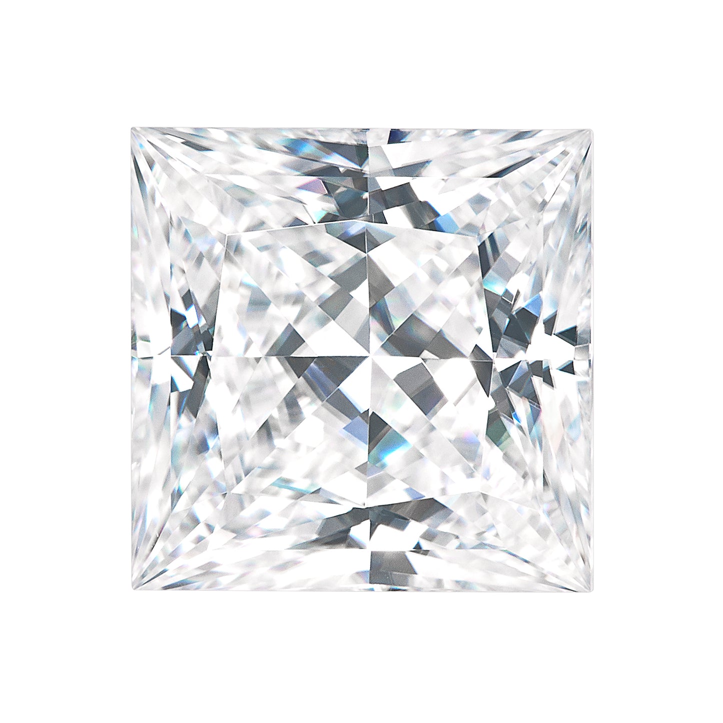 Forever One 0.90CTW DEW Princess Moissanite Gemstone
