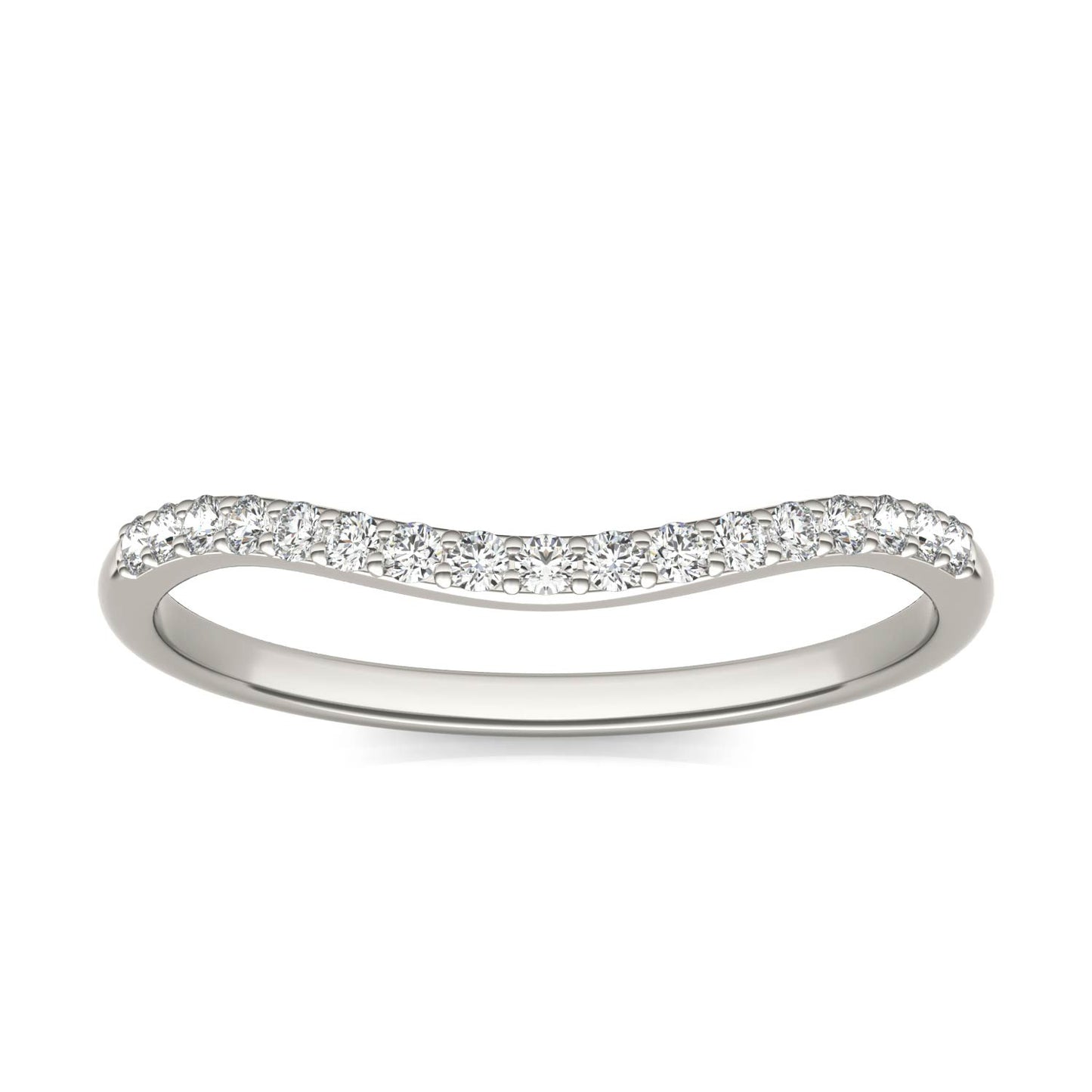 0.17 CTW DEW Round Moissanite Ring PT950 White Platinum