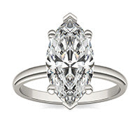 3 CTW Marquise Caydia Lab Grown Diamond Ring 14K White Gold
