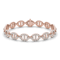 18K Rose LGD Chain Link Bracelet