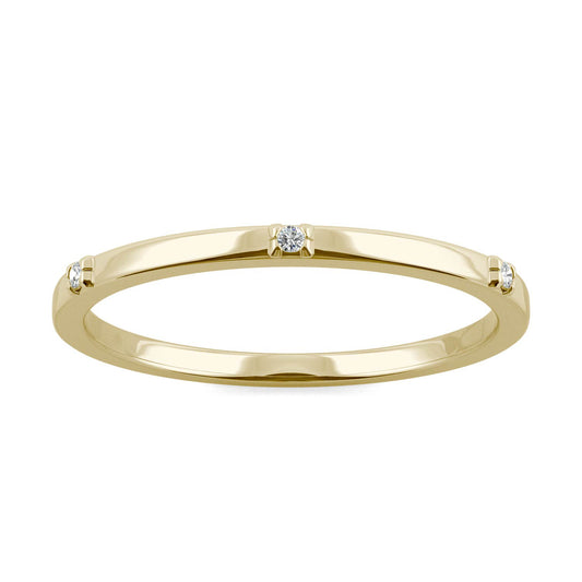 Tiny Accents Stacker Ring in 14K Yellow Gold