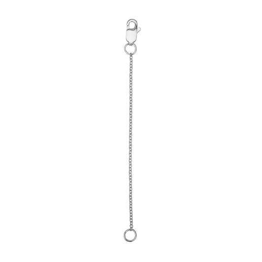 Chain Extender 2 Inch 18K White Gold Necklace