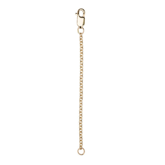 Thick Chain Extender 2.5 inch Yellow Gold