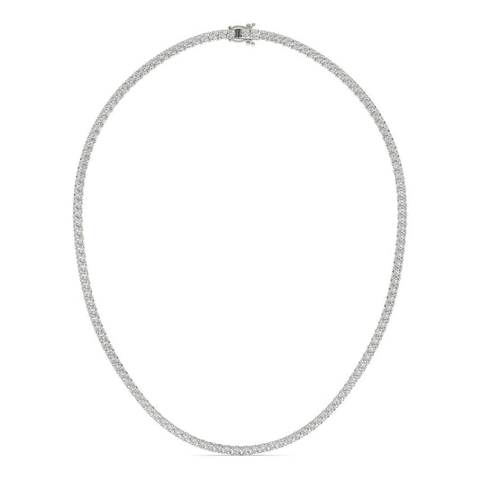 19 7/8 CTW Round Caydia Lab Grown Diamond 24in Tennis Necklace 14K White Gold