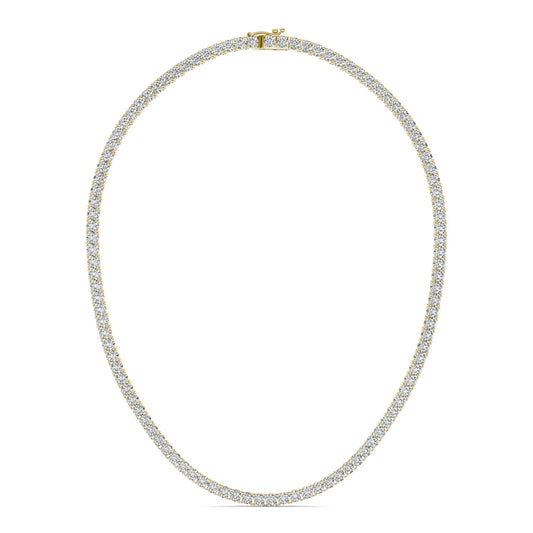 18 7/8 CTW Round Caydia Lab Grown Diamond 18in Tennis Necklace 14K Yellow Gold