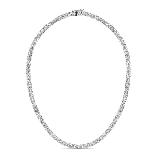 22 1/4 CTW Round Caydia Lab Grown Diamond 16in Tennis Necklace 14K White Gold